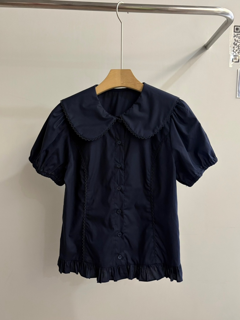 ARCHIVE-P韓國直郵女士新品25春夏推薦人氣休閑襯衫蕾絲衫ARCHIVE-P襯衫/蕾絲衫圖色2