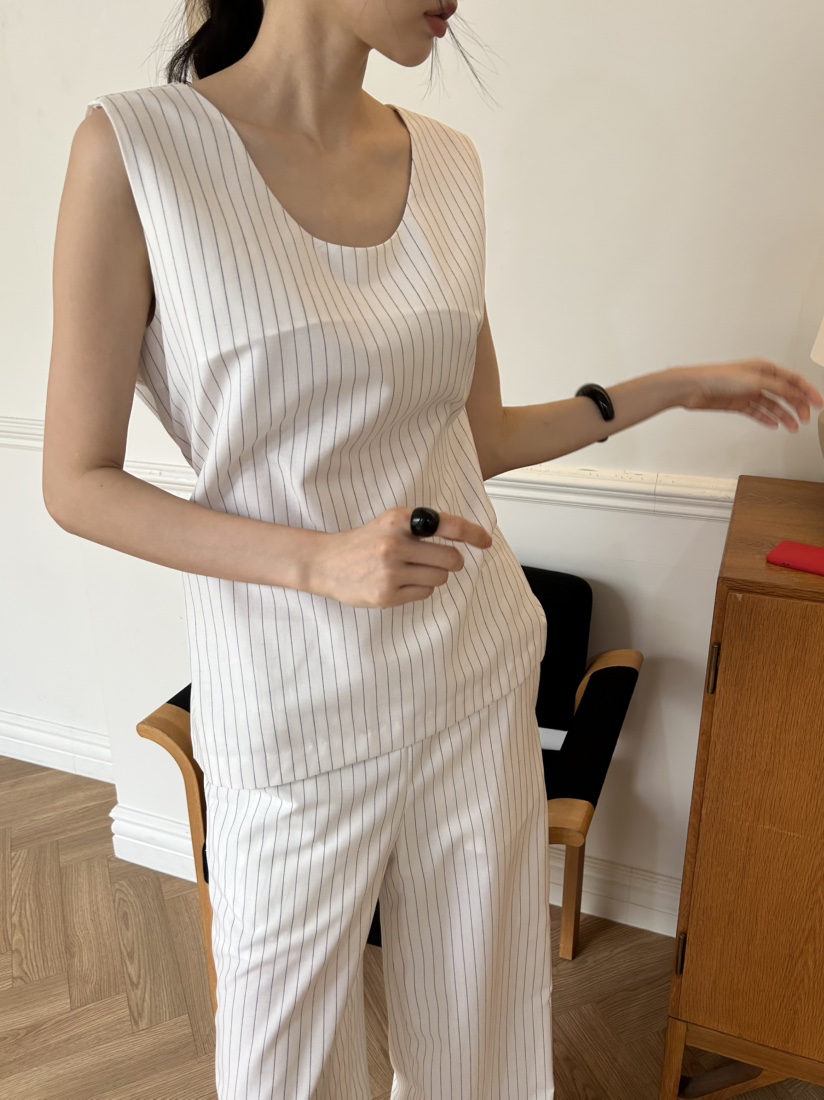 ME MO東大門代購女士新品熱賣25春夏休閑時尚人氣吊帶背心ME MO吊帶/背心圖色2