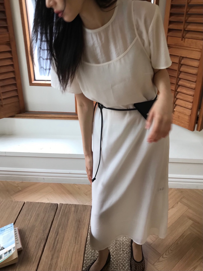 ME MO東大門實拍女士新款職業人氣25春夏熱賣時尚連衣裙羊毛ME MO連衣裙