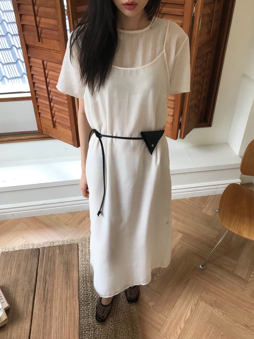 ME MO東大門實拍女士新款職業人氣25春夏熱賣時尚連衣裙羊毛ME MO連衣裙