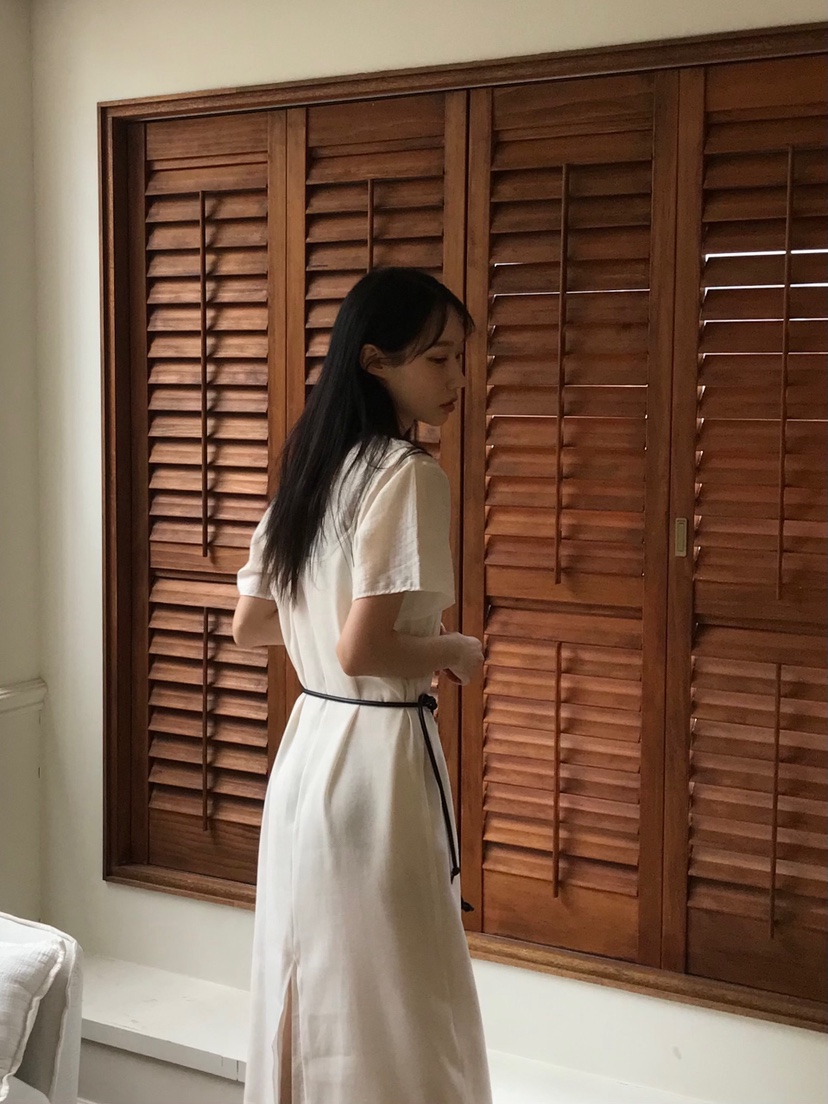 ME MO東大門實拍女士新款職業人氣25春夏熱賣時尚連衣裙羊毛ME MO連衣裙