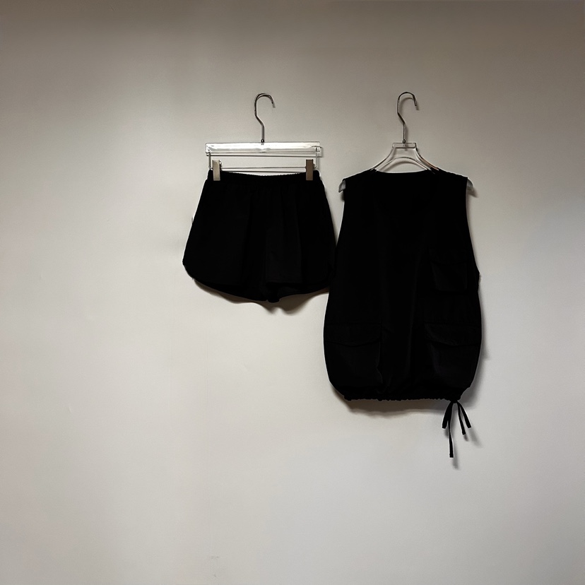 BONHEUR韓國代購女士新款25春夏真品推薦熱賣休閑吊帶背心口袋BONHEUR-2件起吊帶/背心