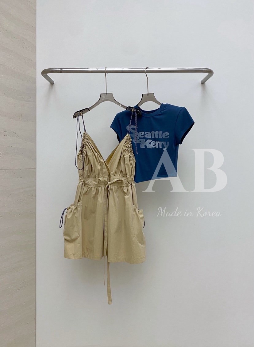 AB韓國直郵女裝新款休閑時尚職業推薦人氣25春夏熱賣連衣裙AB連衣裙