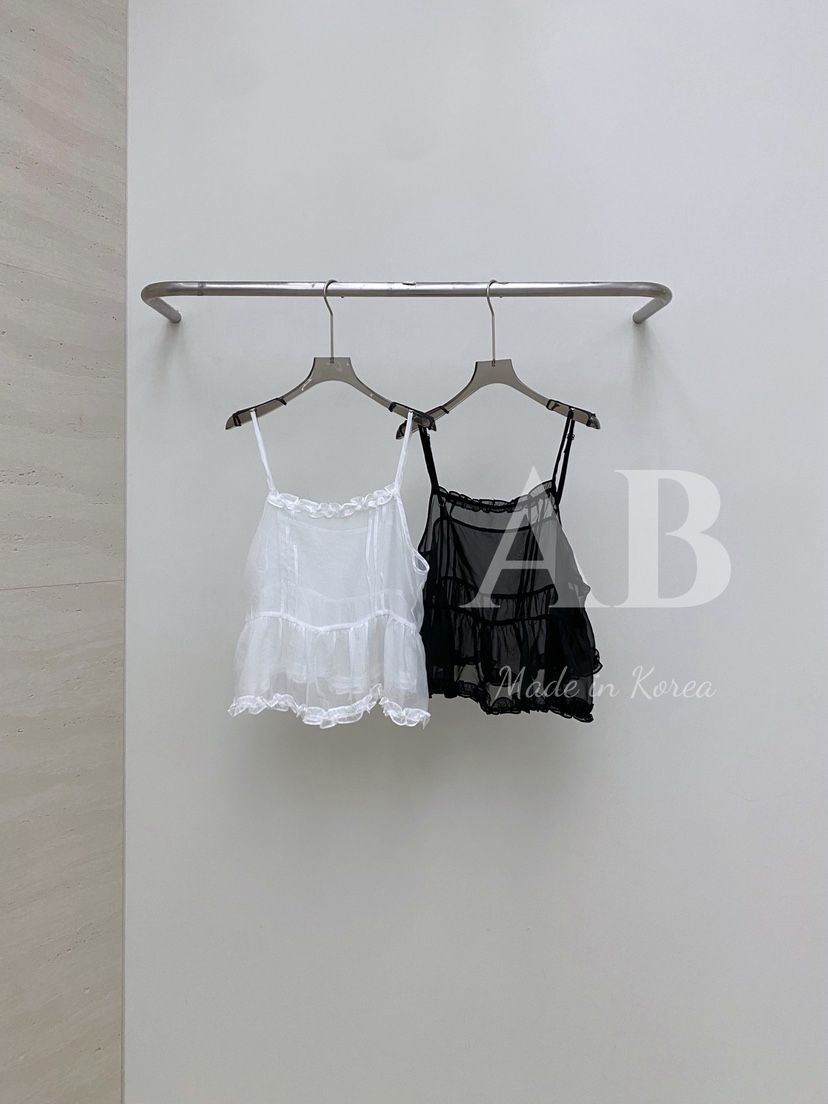 AB韓國直郵女士新款人氣職業25春夏時尚熱賣真品休閑吊帶背心AB吊帶/背心