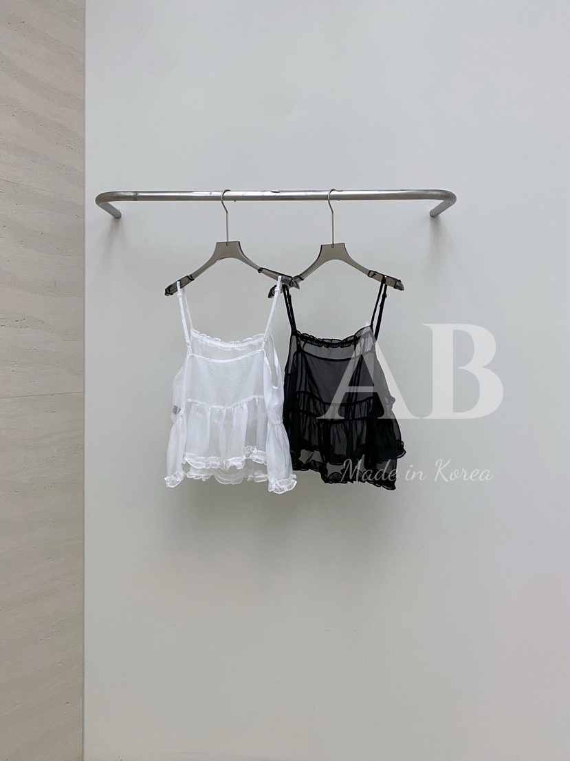 AB韓國直郵女士新款人氣職業25春夏時尚熱賣真品休閑吊帶背心AB吊帶/背心