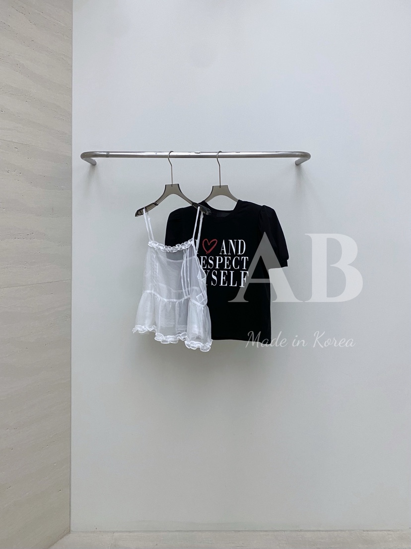 AB韓國直郵女士新款人氣職業25春夏時尚熱賣真品休閑吊帶背心AB吊帶/背心