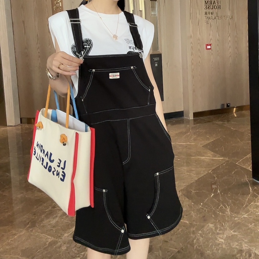 PALETTE-Q韓國代購女士新款推薦25春夏休閑熱賣職業背帶褲PALETTE背帶褲