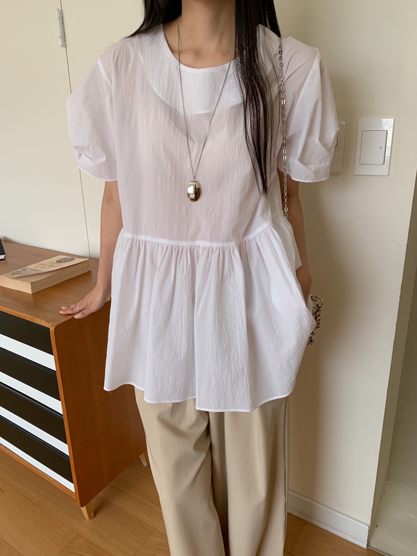 GOYOU東大門實拍女士新品職業休閑真品熱賣人氣25春夏襯衫蕾絲衫de goyou襯衫/蕾絲衫