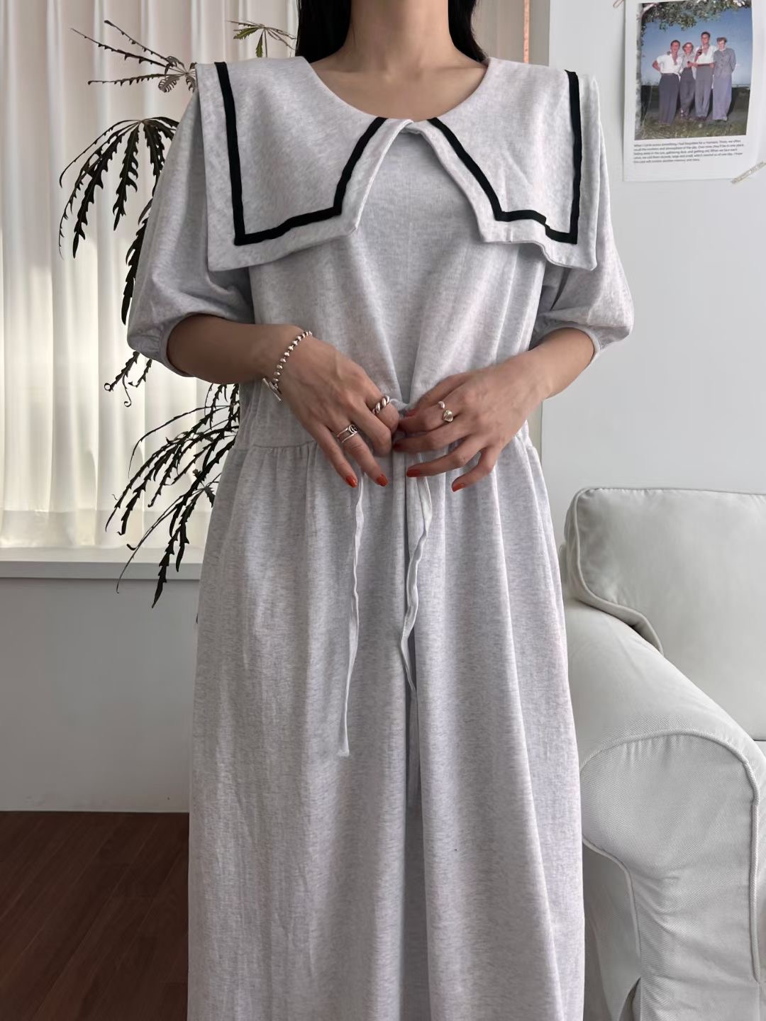 끌 벅지東大門實拍女士新款職業25春夏人氣推薦休閑連衣裙Pull Buck連衣裙圖色2