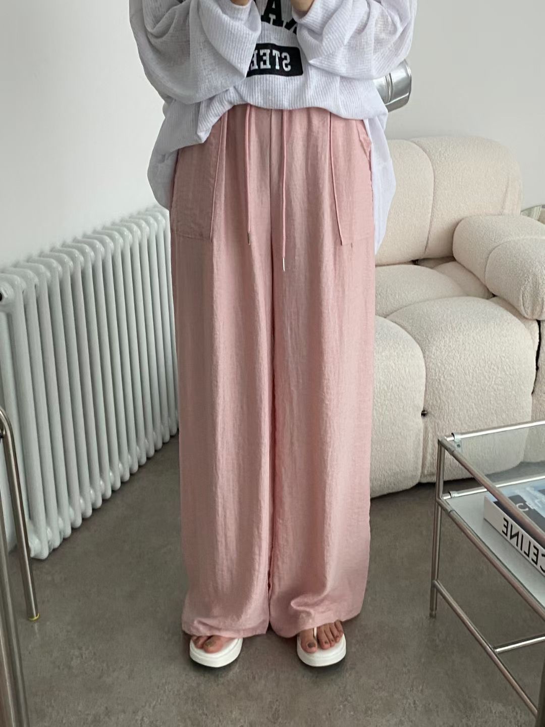 끌 벅지韓國直郵女士新品真品人氣休閑熱賣時尚25春夏休閑褲Pull Buck休閑褲