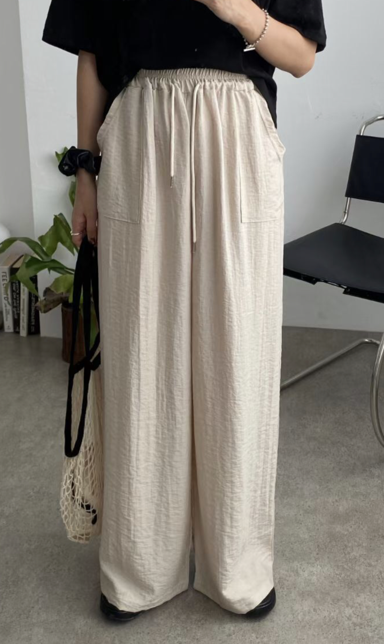 끌 벅지韓國直郵女士新品真品人氣休閑熱賣時尚25春夏休閑褲Pull Buck休閑褲圖色2