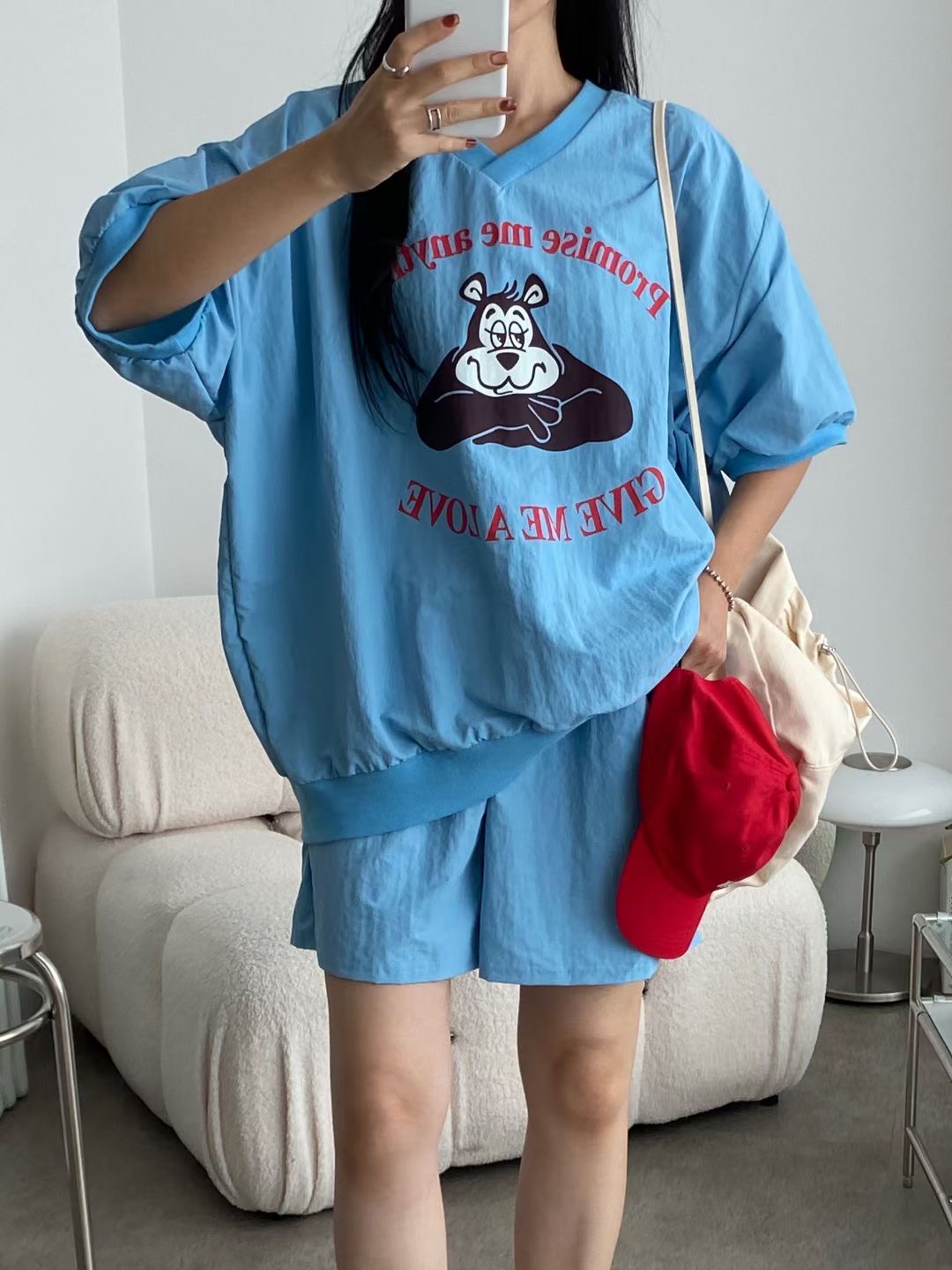 끌 벅지東大門實拍女裝新品時尚25春夏真品人氣熱賣套裝套裝Pull Buck套裝