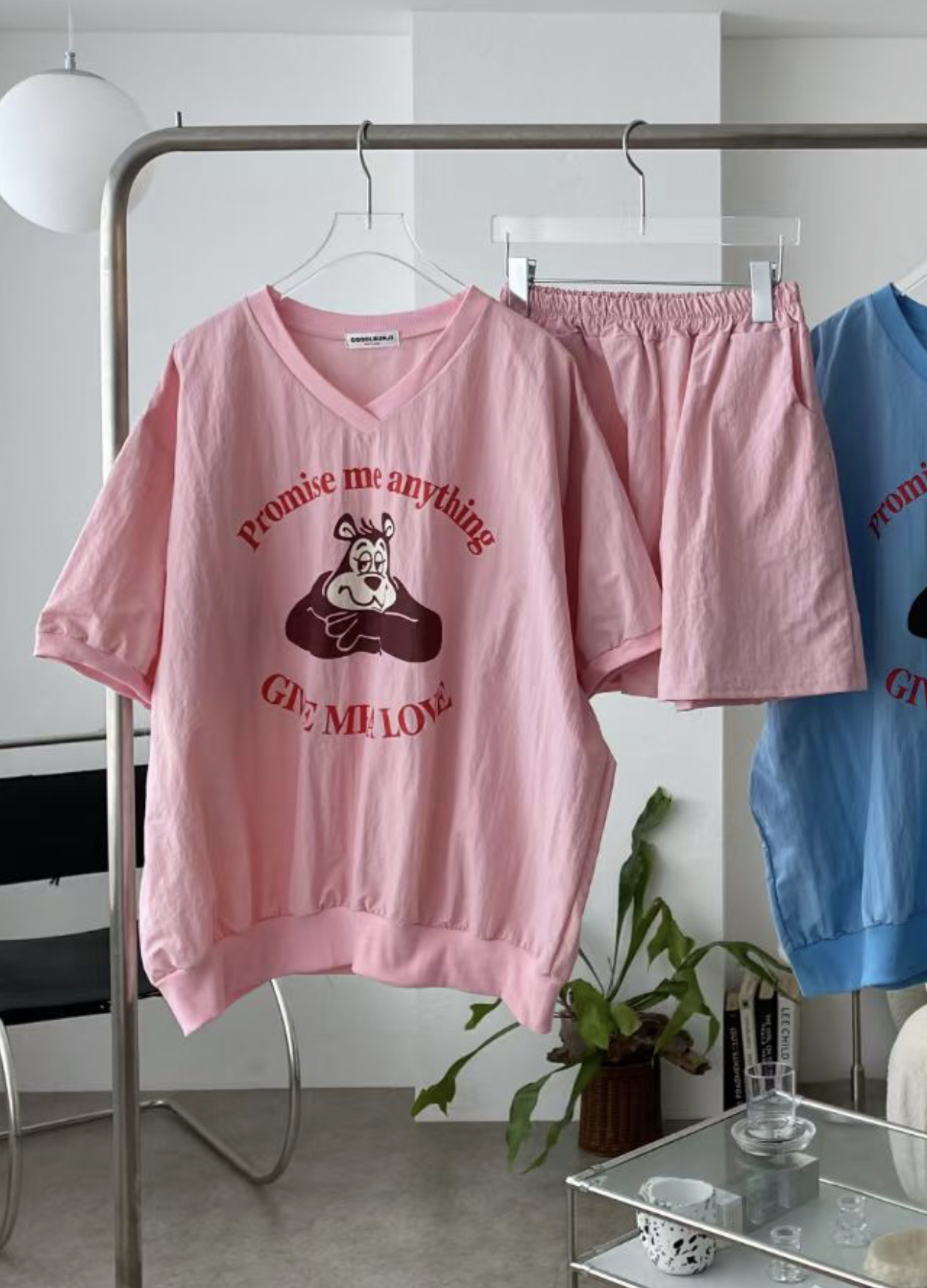 끌 벅지東大門實拍女裝新品時尚25春夏真品人氣熱賣套裝套裝Pull Buck套裝圖色2