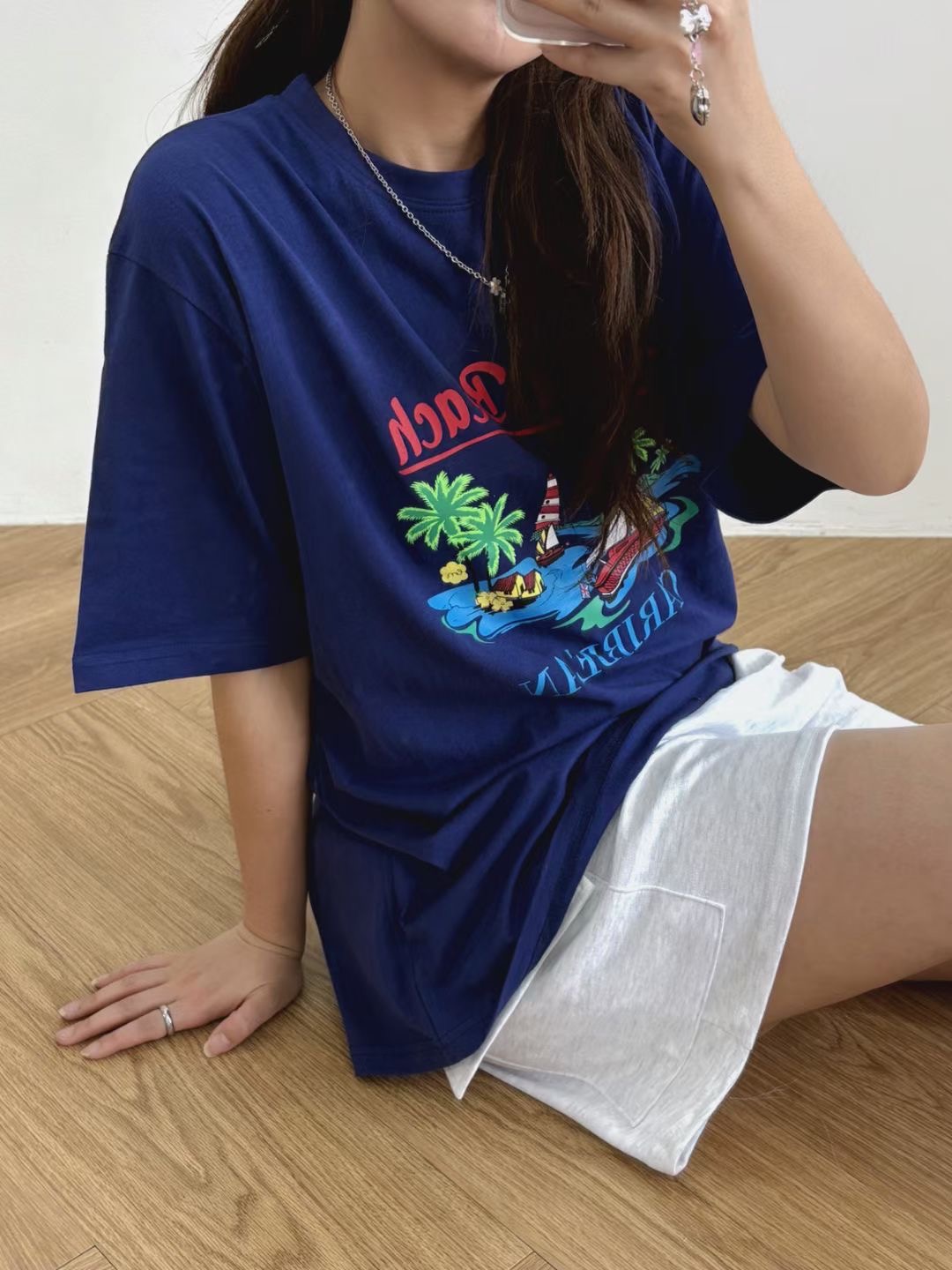 끌 벅지韓國直郵女士新款推薦25春夏職業休閑人氣熱賣時尚T恤Pull BuckT恤