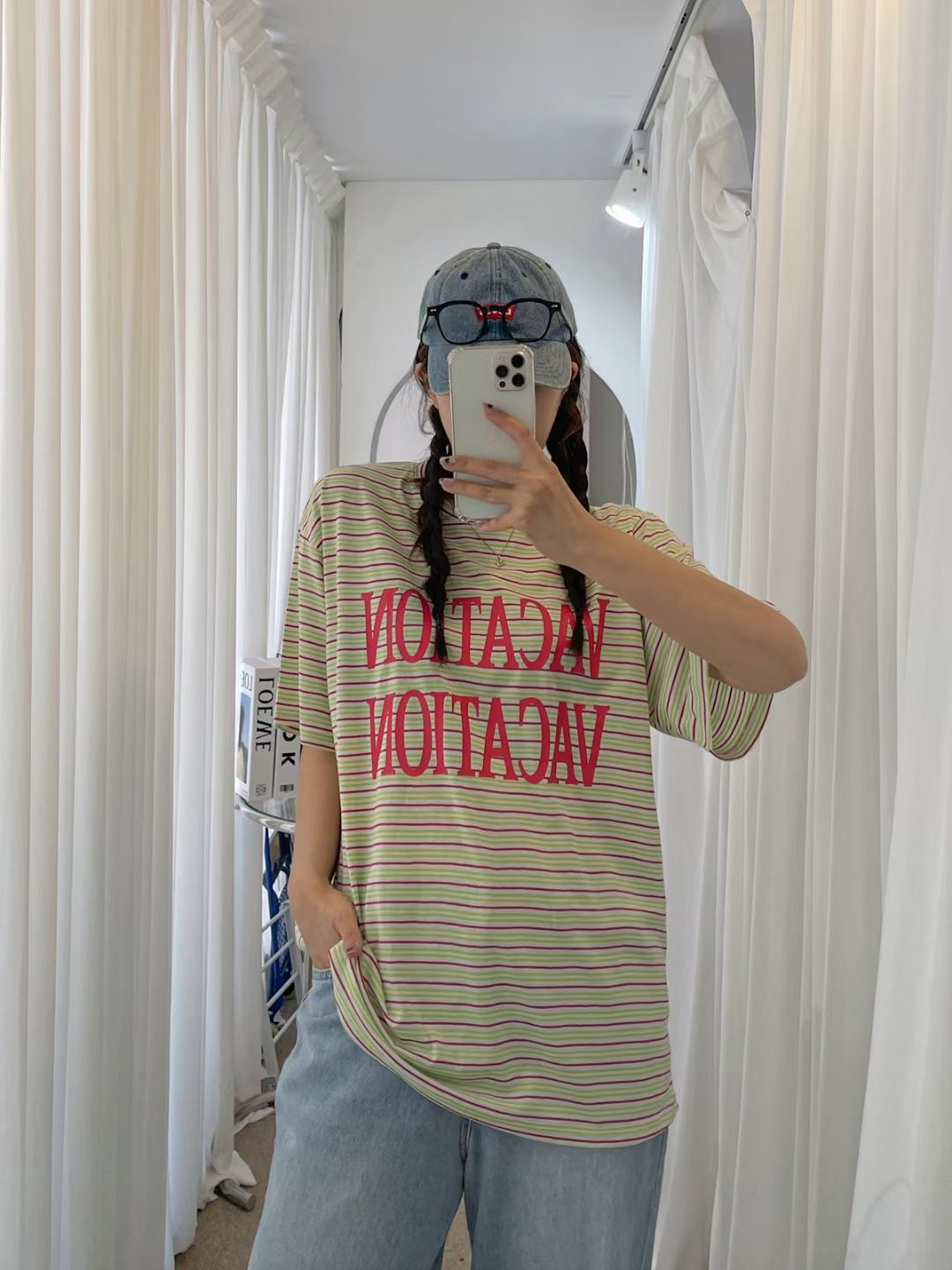 끌 벅지韓國代購女士新款人氣時尚職業推薦熱賣真品休閑T恤Pull BuckT恤圖色2