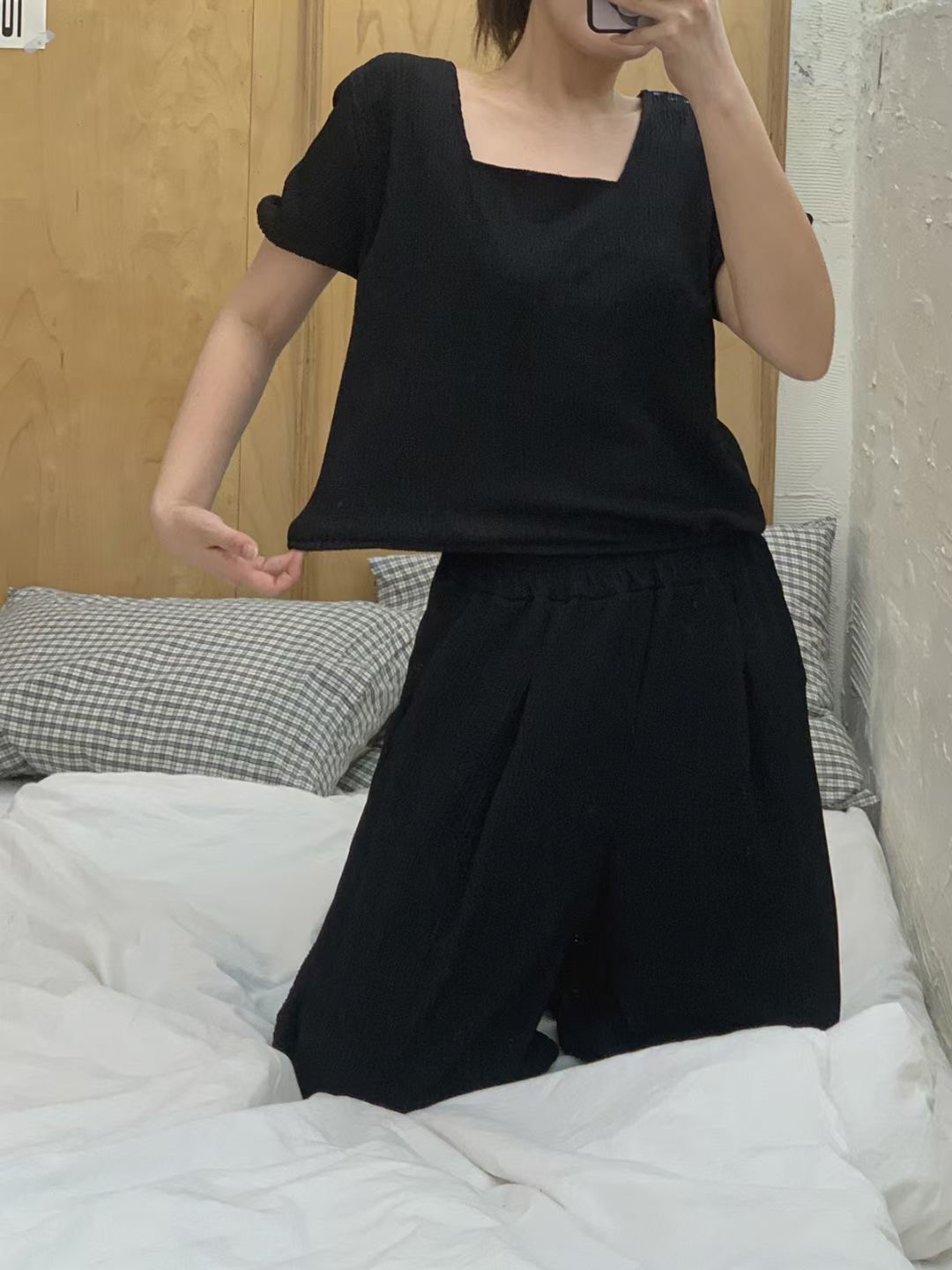 끌 벅지韓國直郵女裝新款熱賣人氣推薦時尚真品職業休閑套裝Pull Buck套裝