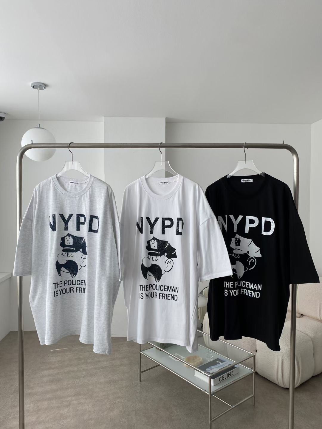 끌 벅지東大門代購女裝新款休閑時尚職業熱賣推薦25春夏T恤Pull BuckT恤圖色3左三色