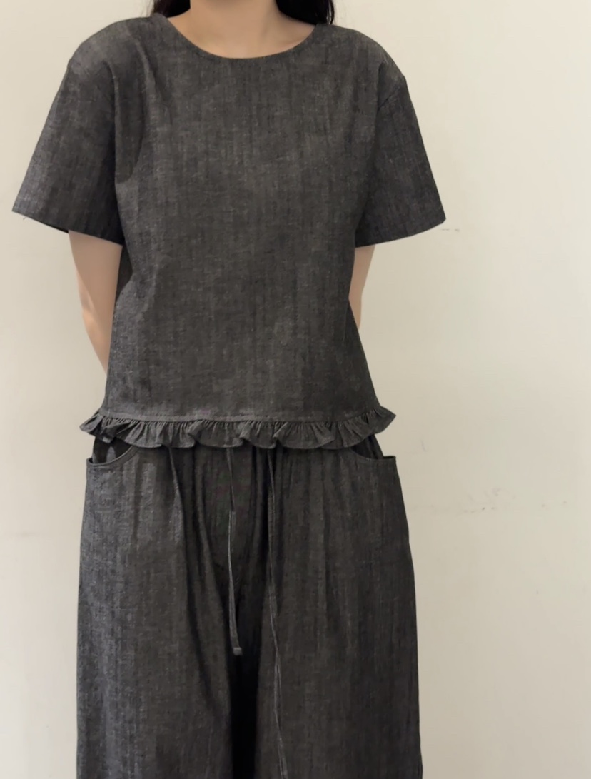 MONE-A韓國直郵㊣女裝新品人氣熱賣25春夏休閑推薦襯衫蕾絲衫MONE-A襯衫/蕾絲衫圖色1