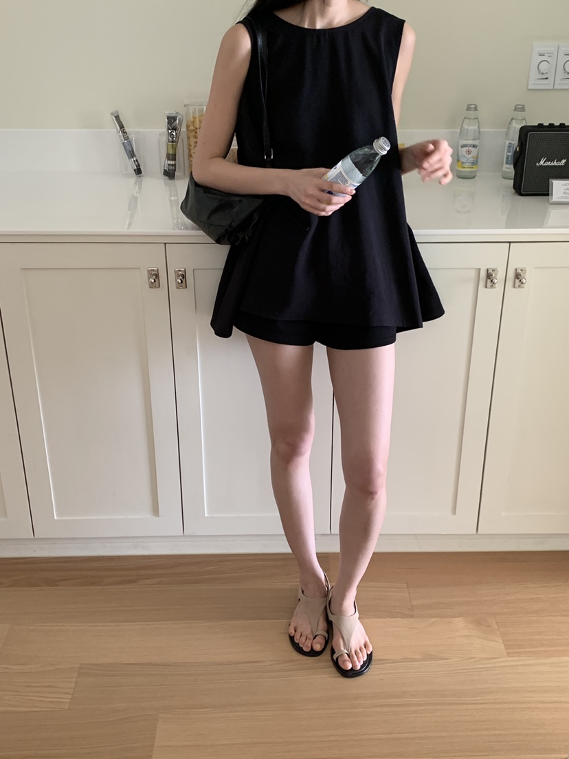 LOGARDEN韓國㊣直郵東大門代購女裝新款休閑熱賣25春夏吊帶背心LO GARDEN吊帶/背心