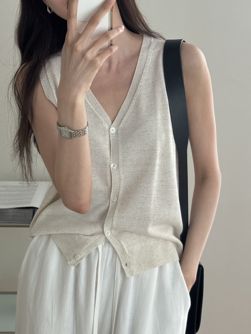 TIZZI韓國㊣直郵東大門代購女裝新款推薦時尚休閑人氣25春夏馬甲TIZZI馬甲