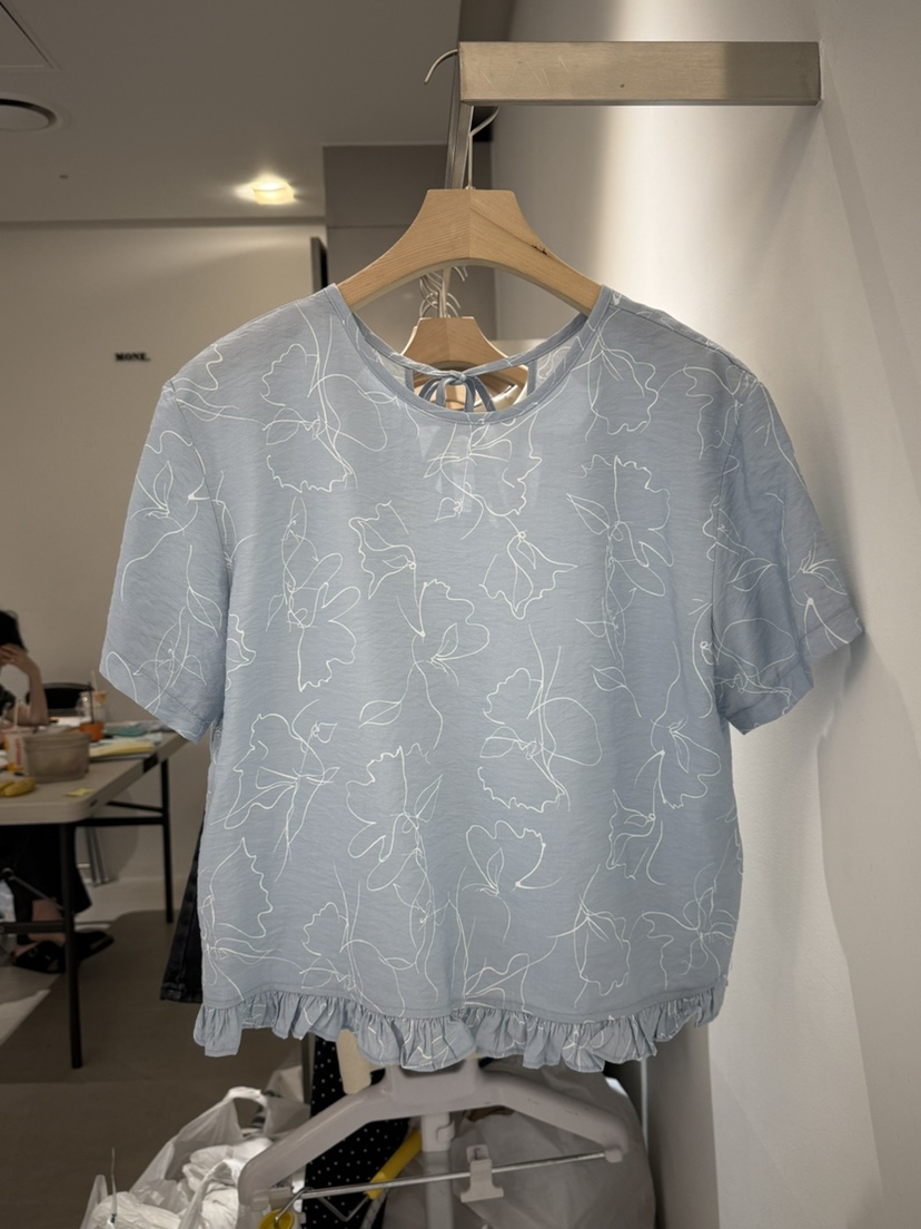MONE-A直郵韓國代購㊣女裝新品人氣休閑時尚推薦襯衫蕾絲衫MONE-A襯衫/蕾絲衫圖色2