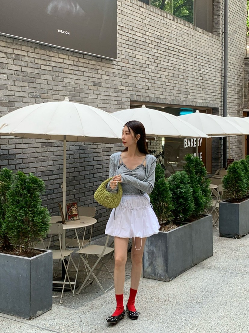 REVE CITE-L韓國直郵㊣女裝新款時尚熱賣套裝荷葉邊套裝開衫REVE CITE套裝