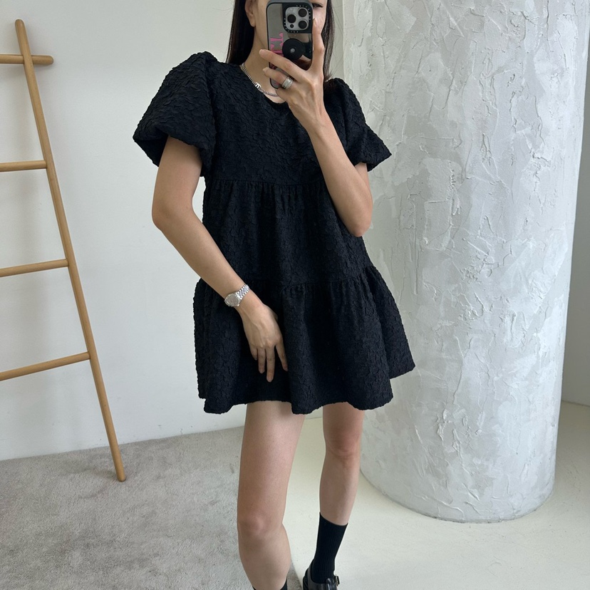 SOUIT直郵韓國代購㊣女裝新品人氣熱賣推薦休閑25春夏連衣裙SOUIT by mabel-L連衣裙圖色2