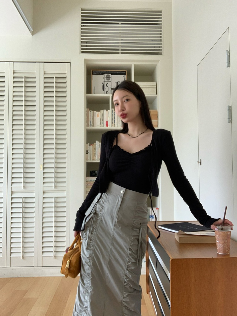 REVE CITE-L韓國直郵㊣女裝新款25春夏熱賣人氣休閑推薦長裙REVE CITE長裙