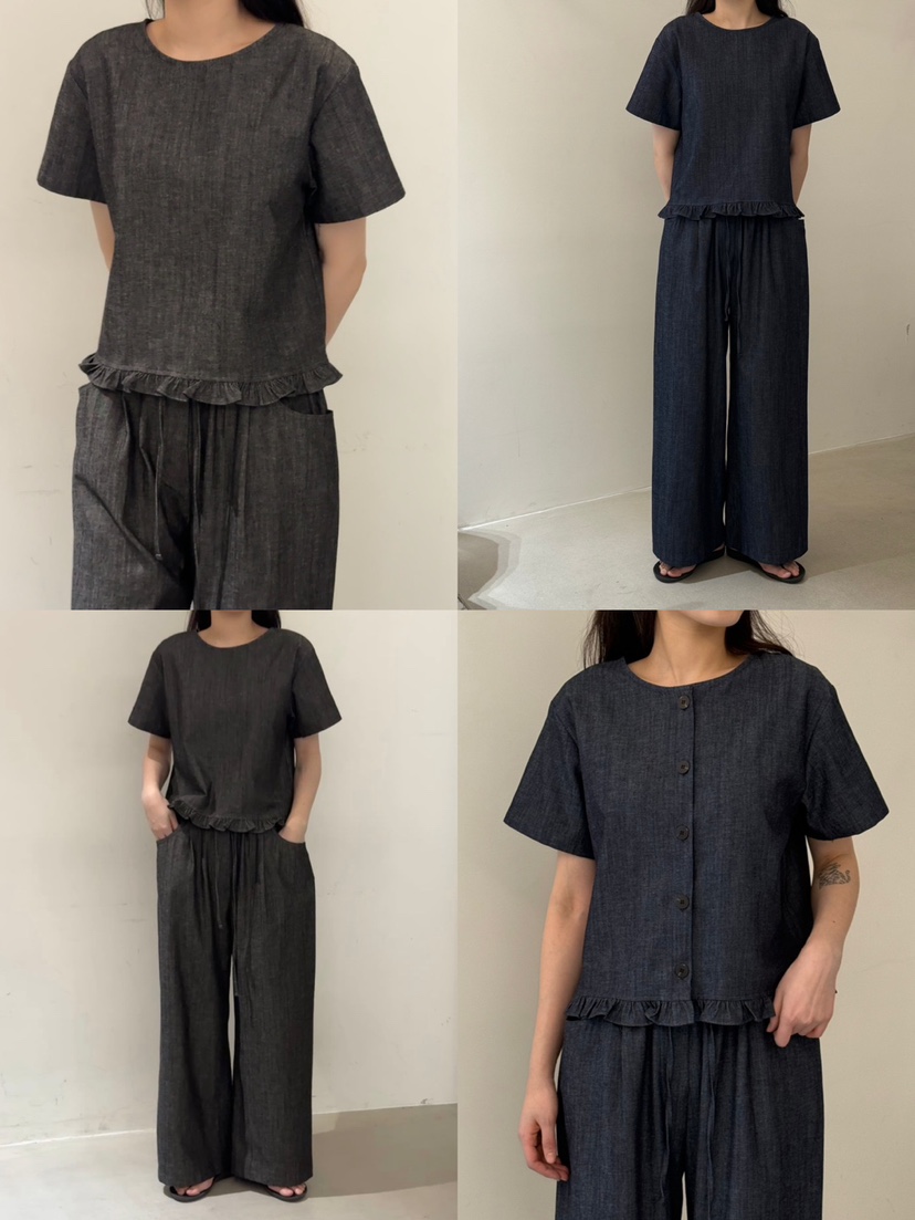 MONE-A韓國直郵㊣東大門實拍女裝新款時尚人氣推薦休閑牛仔褲MONE-A牛仔褲
