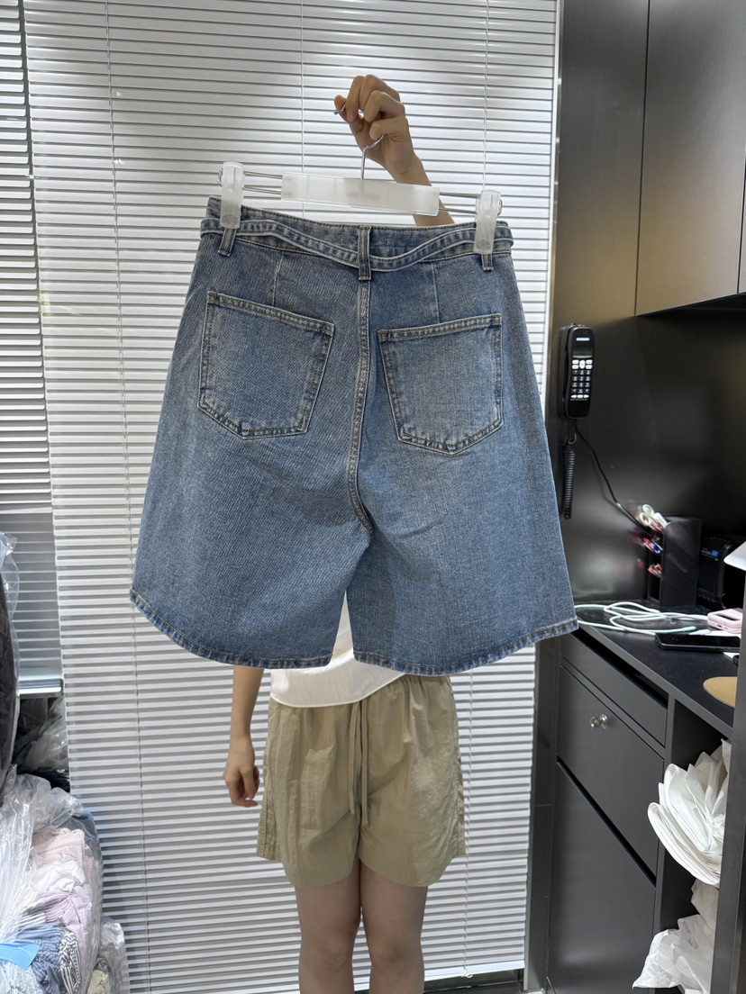 CM韓國直郵㊣女裝新品熱賣休閑時尚人氣推薦25春夏短褲腰帶CM短褲