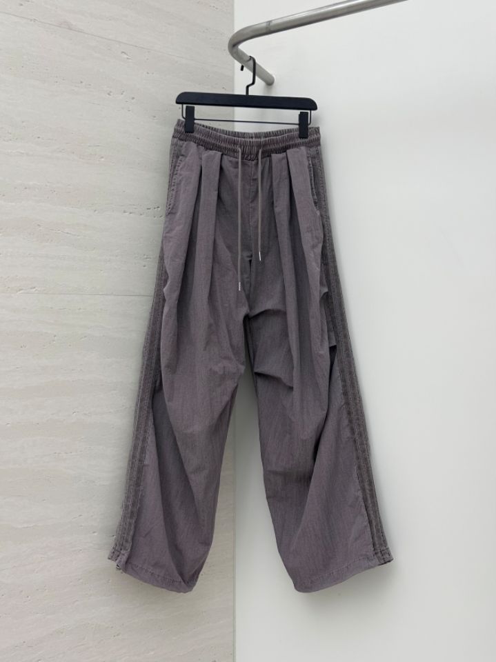HESTORY韓國㊣直郵東大門代購女裝新品推薦休閑褲男女同款尼龍HESTORY休閑褲圖色1