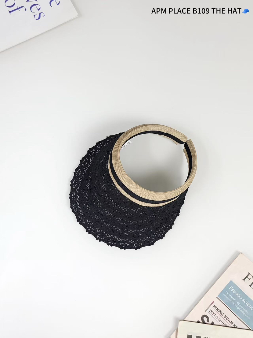THE HAT-P韓國直郵㊣東大門實拍女裝新品熱賣25春夏帽子蕾絲THE HAT帽子圖色3