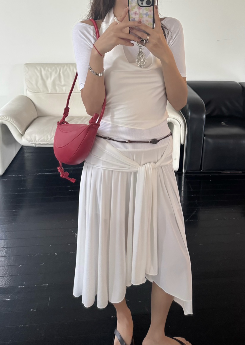 OUPPT韓國直郵㊣女裝新款人氣25春夏推薦休閑熱賣時尚長裙OUPPT長裙