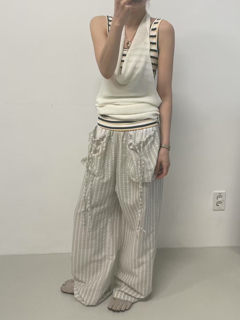 MINIMUZE韓國㊣直郵東大門代購女裝新品時尚25春夏人氣休閑褲MINIMUZE休閑褲