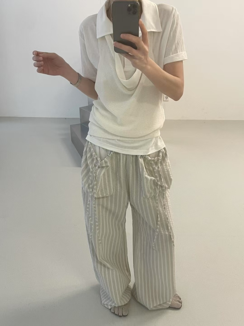 MINIMUZE韓國㊣直郵東大門代購女裝新品時尚25春夏人氣休閑褲MINIMUZE休閑褲