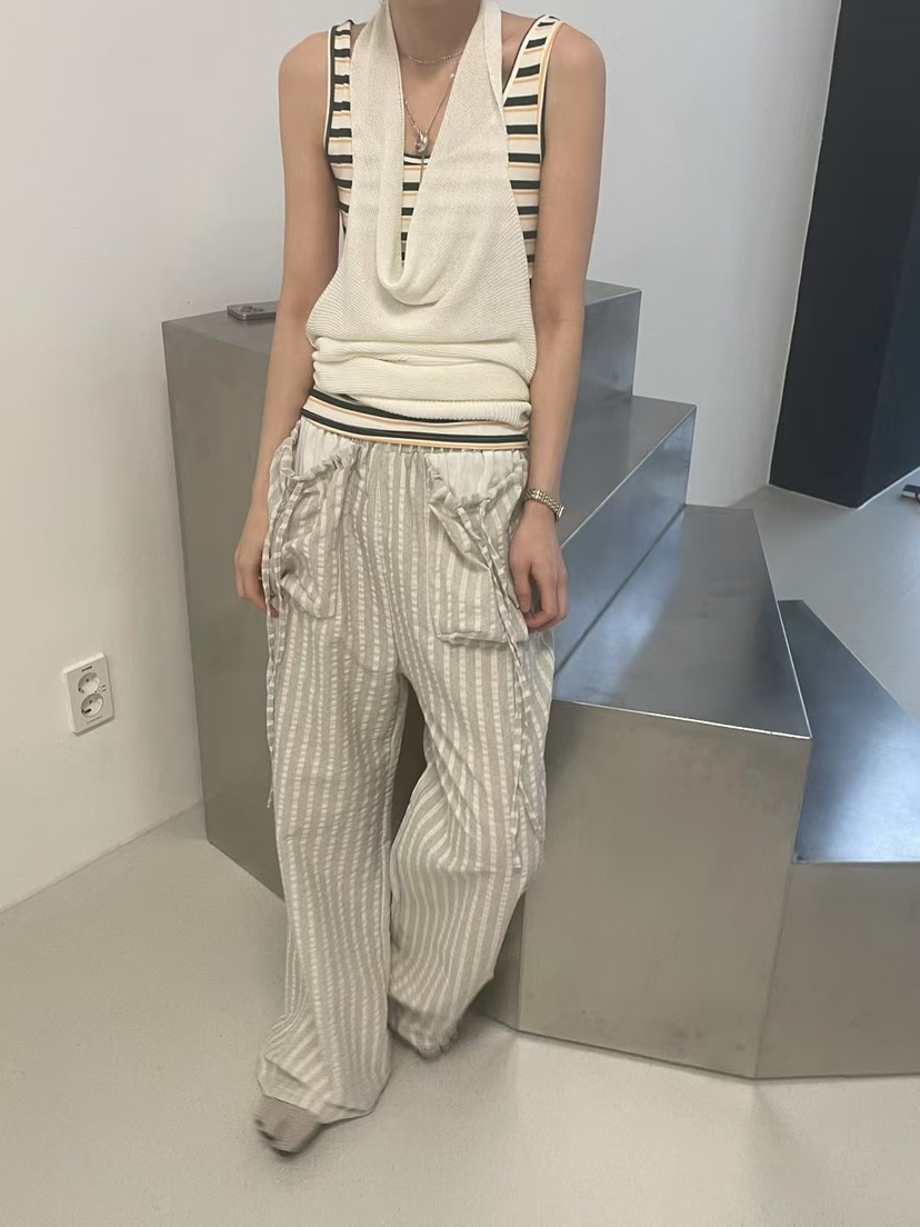 MINIMUZE韓國㊣直郵東大門代購女裝新品時尚25春夏人氣休閑褲MINIMUZE休閑褲