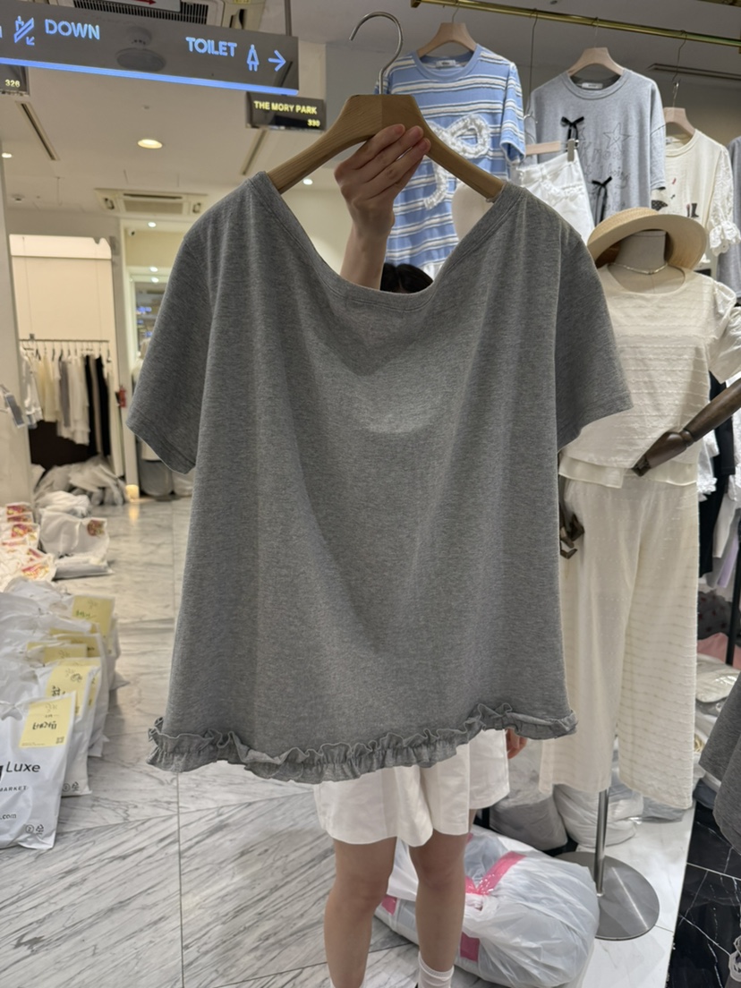BE&BE韓國㊣直郵東大門代購女裝新款25春夏推薦時尚T恤BE&beT恤