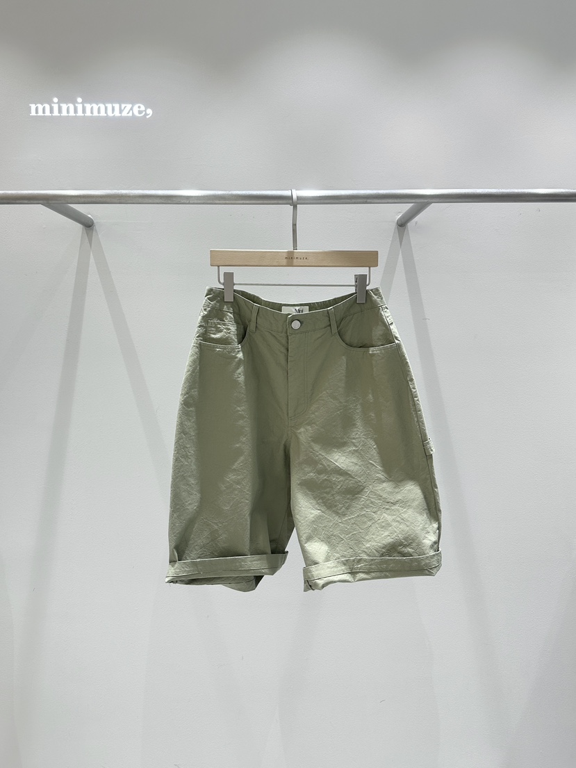 MINIMUZE直郵韓國代購㊣女裝新品熱賣推薦休閑25春夏時尚短褲MINIMUZE短褲圖色1