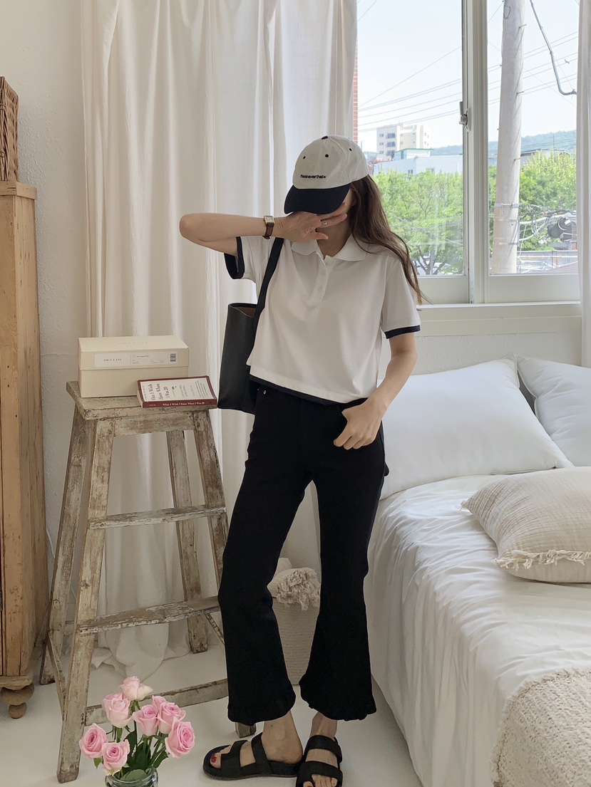 FORMSTUDIO韓國直郵㊣東大門實拍女裝新款時尚熱賣休閑人氣T恤FORMSTUDIOT恤