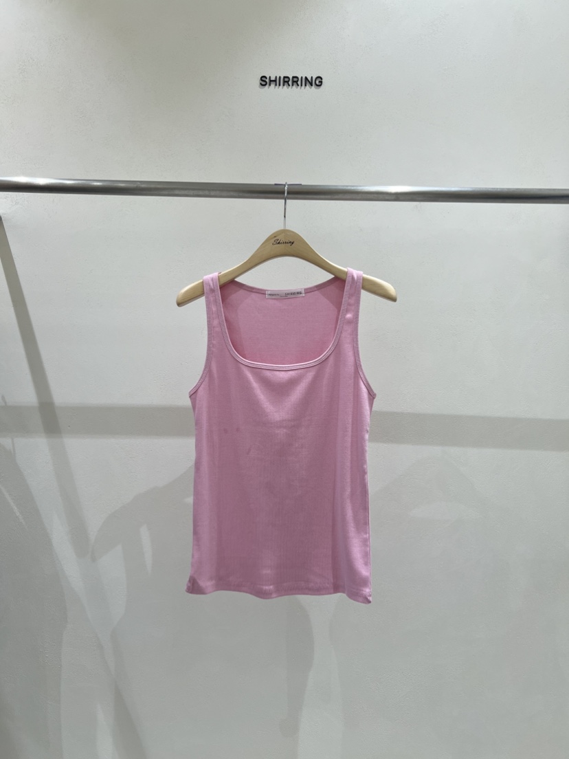 SHIRRING直郵韓國代購㊣女裝新品人氣25春夏時尚休閑吊帶背心SHIRRING吊帶/背心