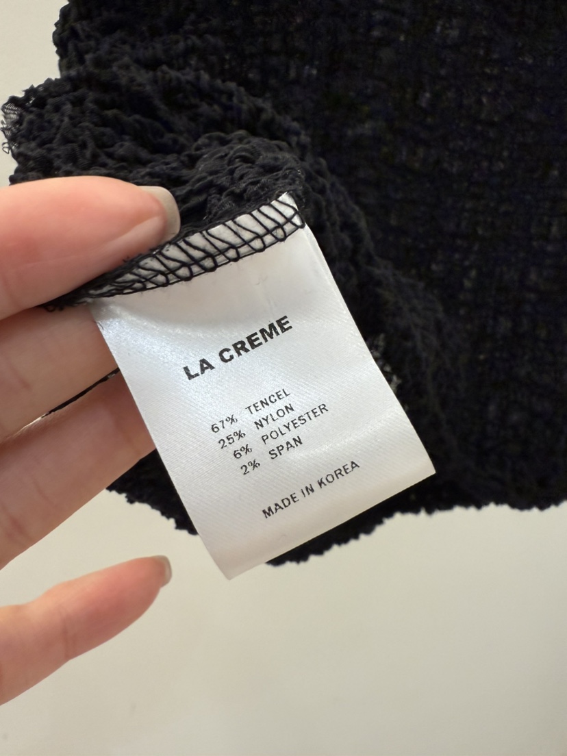 LA CREME直郵韓國代購㊣女裝新品時尚人氣熱賣休閑25春夏T恤LA CREMET恤