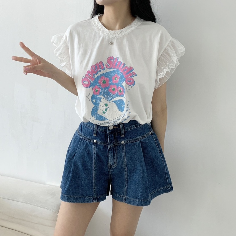 LOVABLE韓國直郵㊣女裝新款熱賣25春夏時尚休閑人氣推薦T恤LOVABLET恤