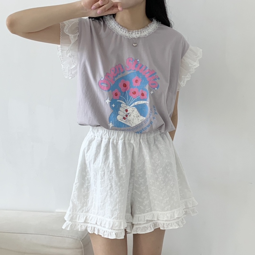 LOVABLE韓國直郵㊣女裝新款熱賣25春夏時尚休閑人氣推薦T恤LOVABLET恤