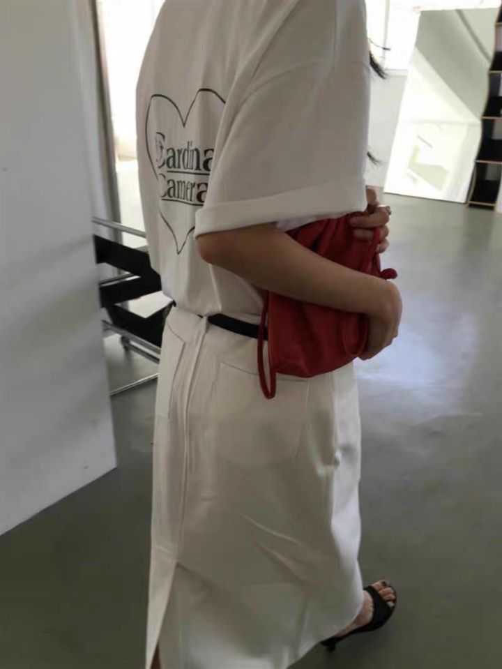 STAY HERE韓國㊣直郵東大門代購女裝新品人氣時尚休閑25春夏T恤STAY HERET恤