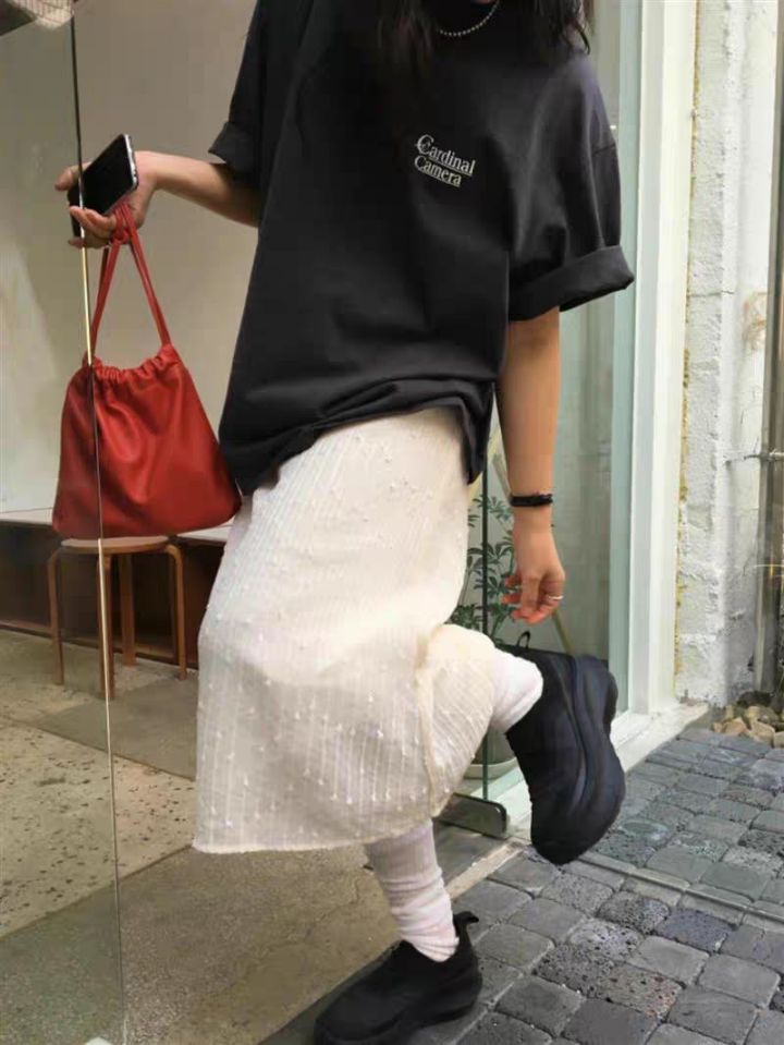 STAY HERE韓國㊣直郵東大門代購女裝新品人氣時尚休閑25春夏T恤STAY HERET恤圖色2