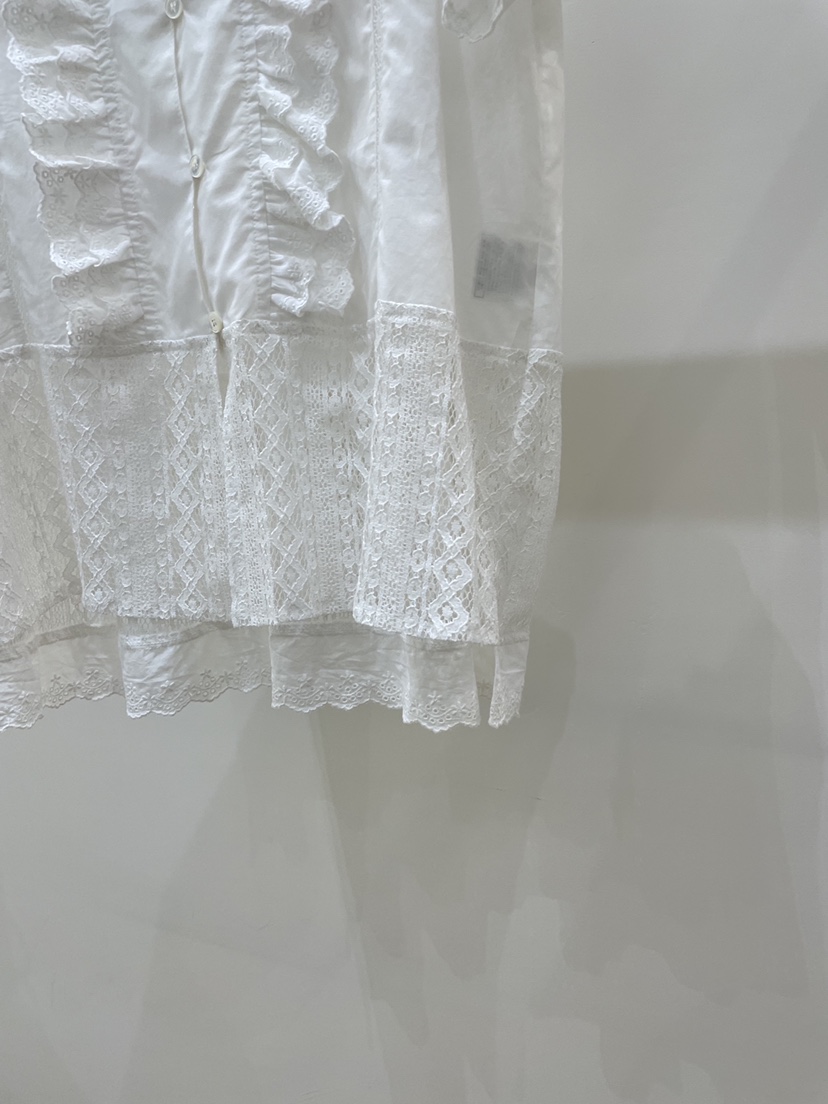 EDITORI韓國㊣直郵東大門代購女裝新品25春夏時尚襯衫蕾絲衫EDITORI襯衫/蕾絲衫