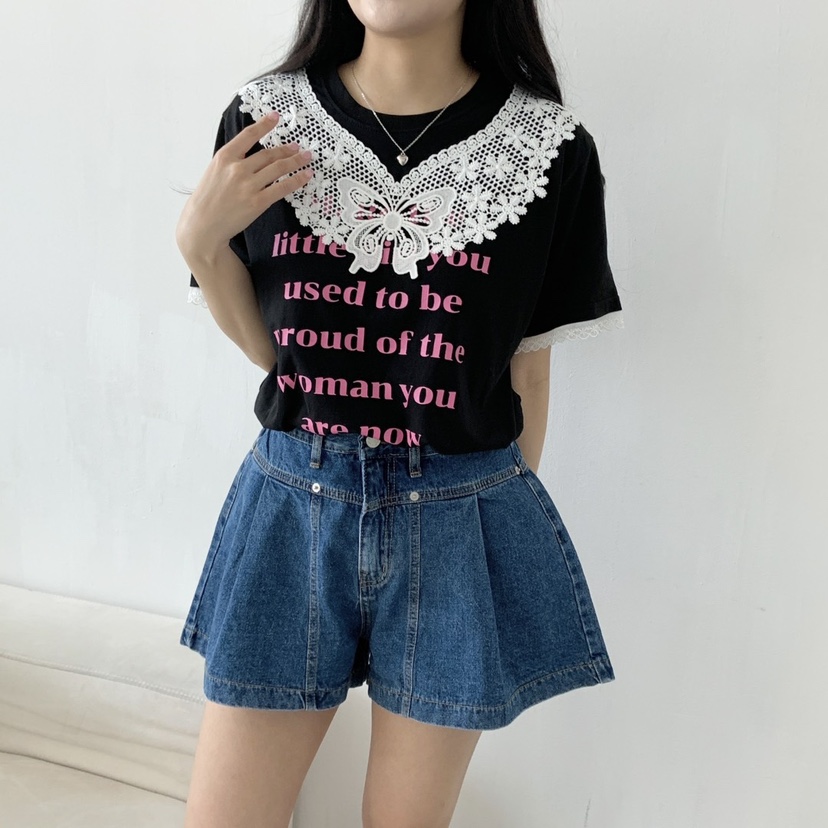 LOVABLE韓國直郵㊣女裝新品熱賣休閑推薦時尚25春夏人氣T恤LOVABLET恤