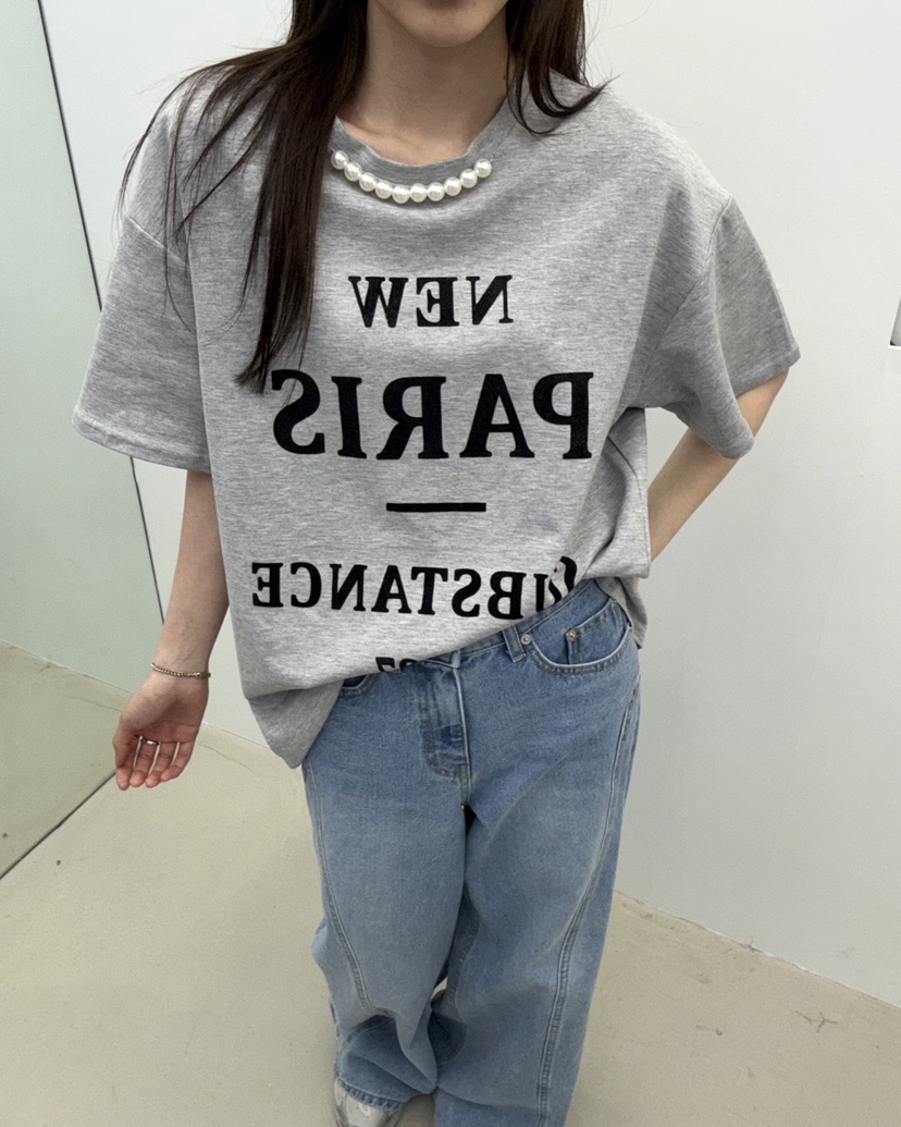 JMIND直郵韓國代購㊣女裝新款25春夏推薦時尚休閑人氣熱賣T恤JMINDT恤圖色3