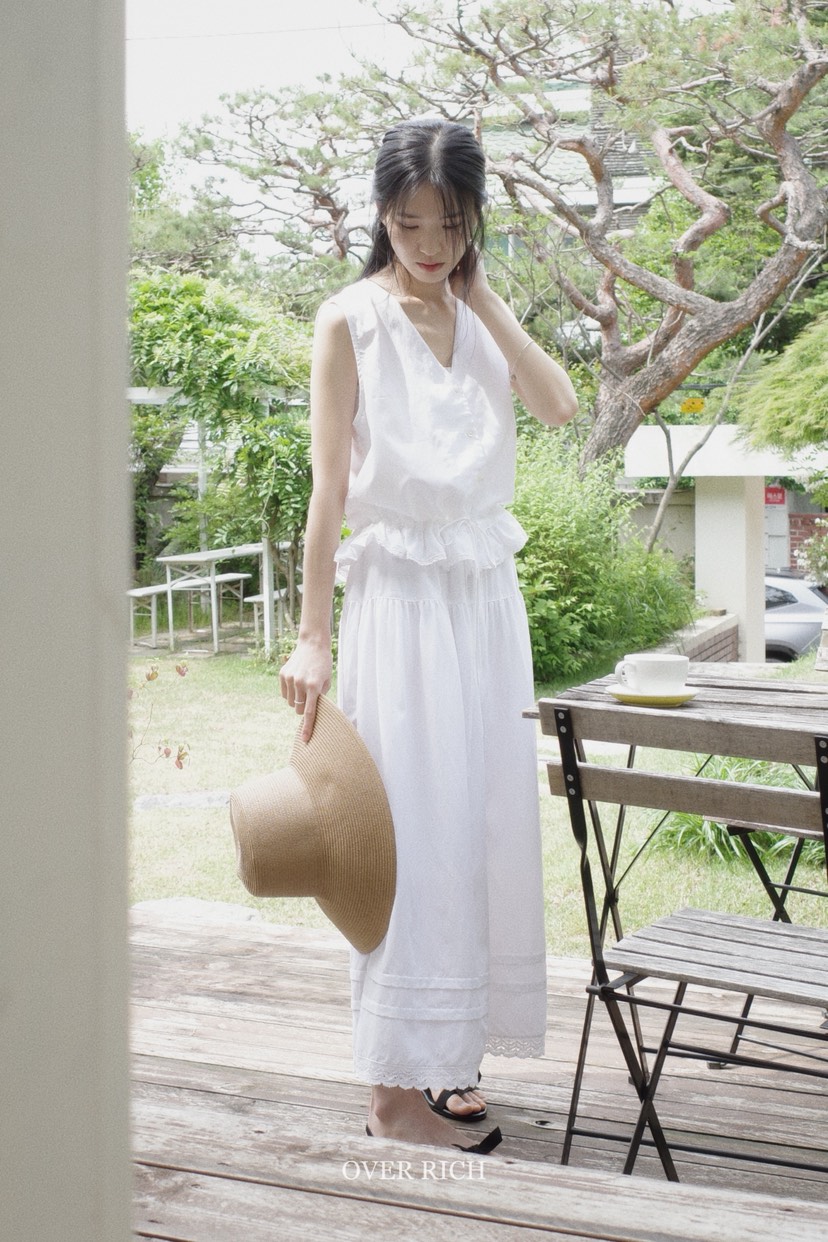 OVER RICH韓國直郵㊣女裝新款熱賣推薦休閑時尚人氣25春夏馬甲OVER RICH馬甲