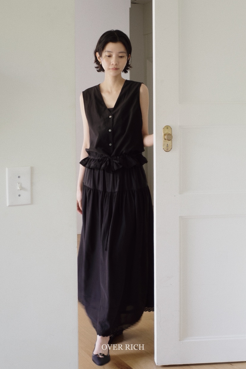 OVER RICH韓國直郵㊣女裝新款推薦時尚休閑熱賣人氣25春夏長裙OVER RICH長裙
